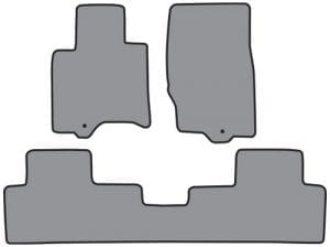 2009-2012 Infiniti FX35 2pc Fronts & 1pc Rear Floor Mat Cutpile