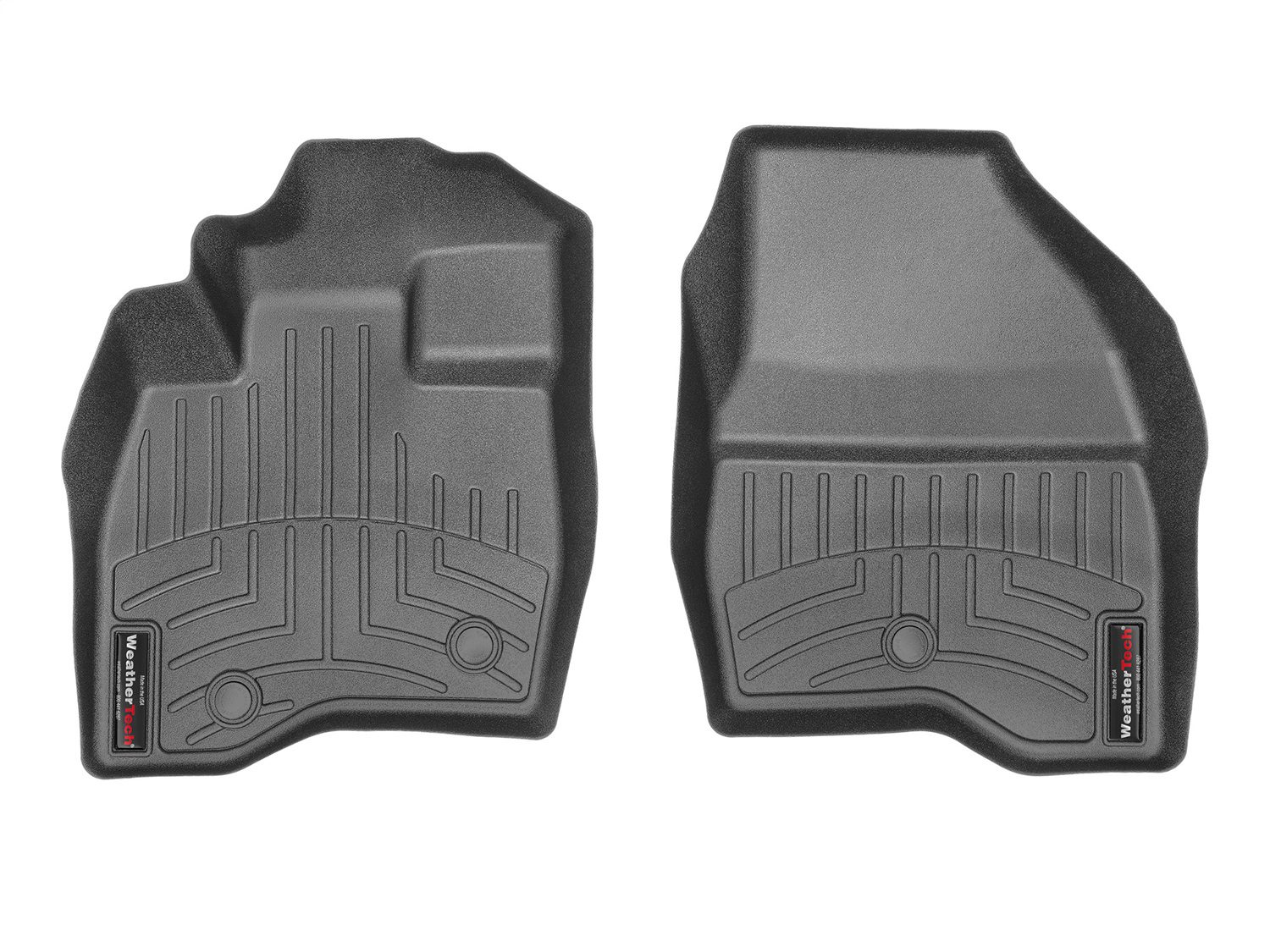 2017-2019 Ford Explorer WeatherTech Front Floorliner-Black-449811-WT