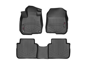 2017-2022 Honda CR-V WeatherTech Front and Rear Floorliners-Black-441110-1-2-WT
