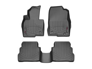 2017-2025 Mazda CX-5 WeatherTech Front and Rear Floorliners-Black-4411871-444192-WT