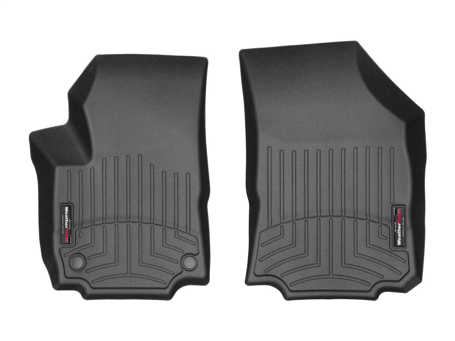 2018-2024 Chevrolet Equinox WeatherTech Front Floorliner-Black-4411761-WT