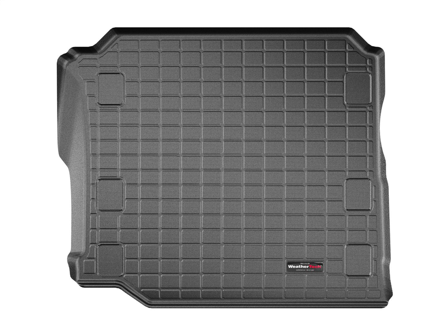 2018-2024 Jeep Wrangler WeatherTech Cargo Liners-Black - Image 2