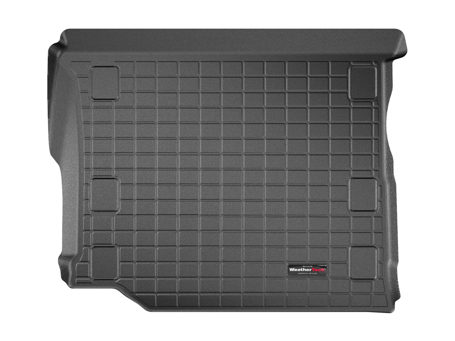 2018-2024 Jeep Wrangler WeatherTech Cargo Liners-Black - Image 2