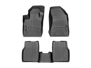 2018-2025 Jeep Compass WeatherTech Front and Rear Floorliners-Black-441205-1-2-WT