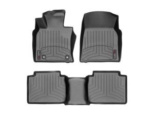 2018-2025 Toyota Camry WeatherTech Front and Rear Floorliners-Black-441230-1-2-WT
