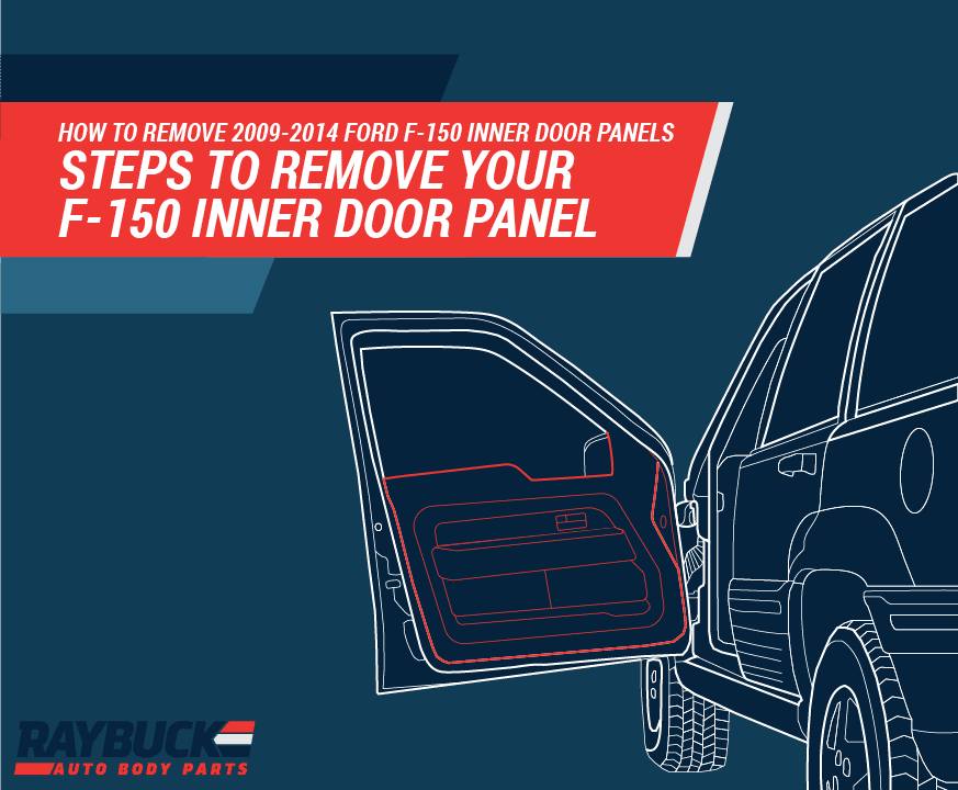 Steps to remove f150 inner door panel