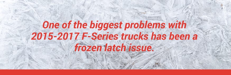 Frozen latch issue