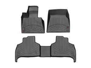 2019-2025 BMW X5| X7| X6| Alpina XB7| XM WeatherTech Front and Rear Floorliners-Black-441507-1-2-WT