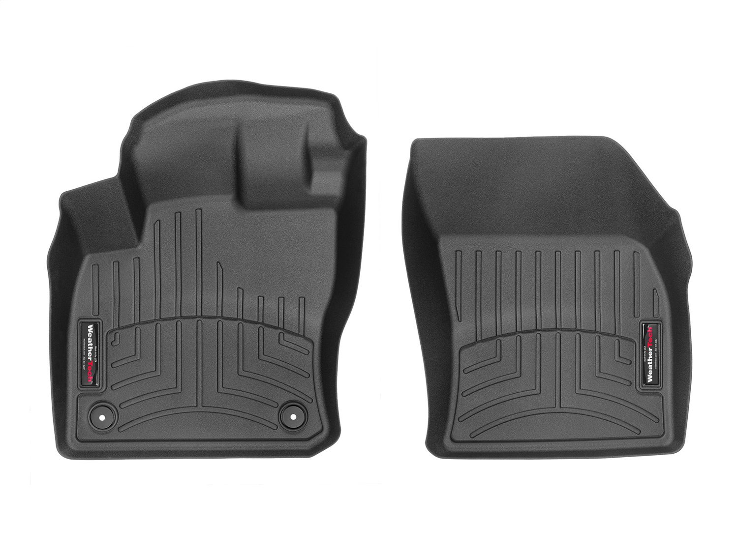 2020-2024 Volkswagen Tiguan WeatherTech Front Floorliner-Black-4415631-WT