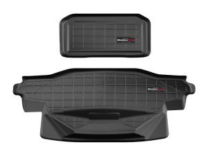 2020-2025 Chevrolet Corvette WeatherTech Cargo Liner Kit-Black-401367-1366-WT