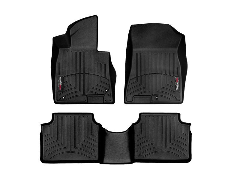 2020-2025 Hyundai| Kia Sonata| K5 WeatherTech Front and Rear Floorliners-Black-441598-1-2-WT