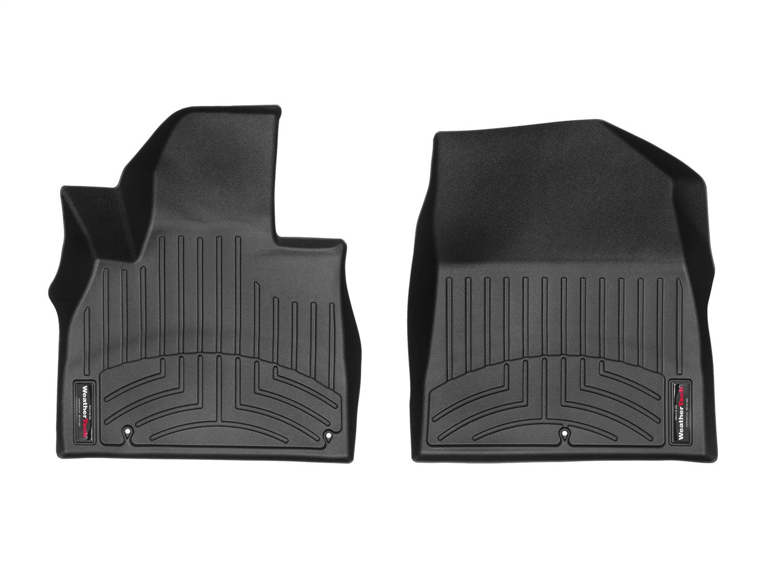 2020-2025 Kia Telluride WeatherTech Front Floorliner-Black-4415321-WT