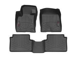 2021-2024 Ford Bronco Sport| Maverick WeatherTech Front and Rear Floorliners-Black-441642-1-2-WT