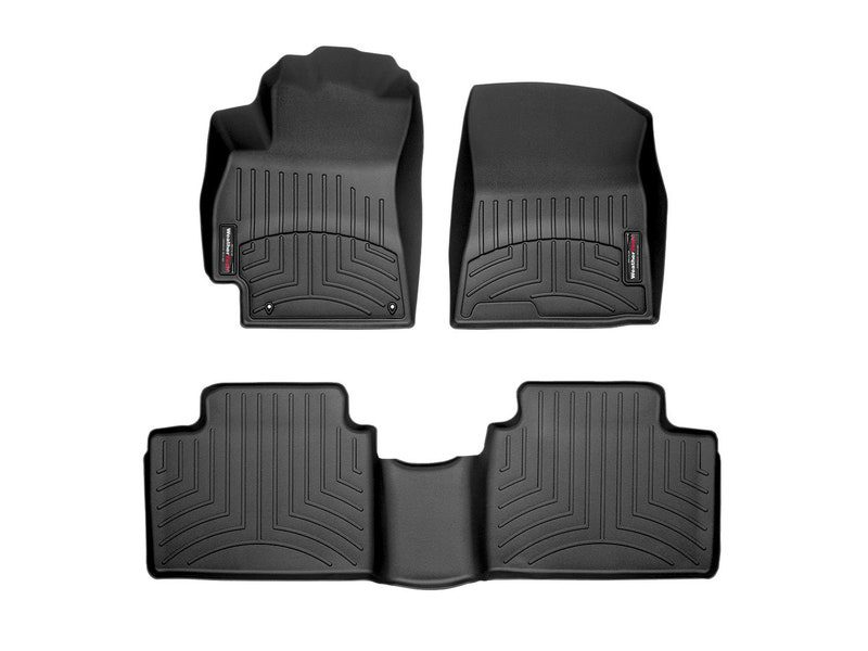 2021-2025 Hyundai Elantra| Elantra N WeatherTech Front and Rear Floorliners-Black-441652-1-2-WT