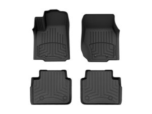 2021-2025 Jeep Grand Cherokee L| Grand Cherokee WeatherTech Front and Rear Floorliners-Black-441696-1-2-WT