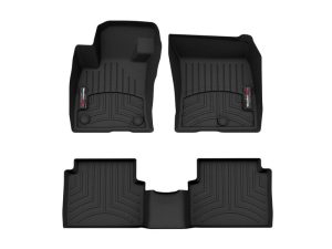 2022-2024 Ford Bronco Sport| Maverick WeatherTech Front and Rear Floorliners-Black-441642-1-3-WT