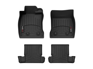 2022-2024 Subaru| Toyota BRZ| GR86 WeatherTech Front and Rear Floorliners-Black-4417141-444822-WT
