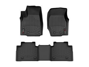 2022-2025 Jeep Grand Cherokee L| Grand Cherokee WeatherTech Front and Rear Floorliners-Black-441696-1-5-WT