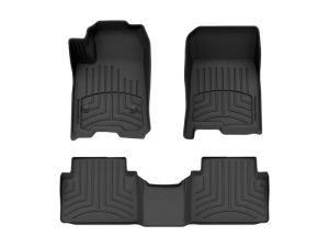 2023-2024 Chevrolet| GMC Colorado| Canyon WeatherTech Front and Rear Floorliner HP-Black-441818-1-2IM-WT