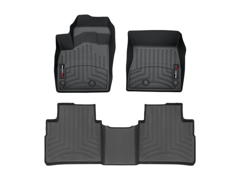 2023-2025 Nissan Rogue WeatherTech Front and Rear Floorliners-Black-4417701-4416442-WT