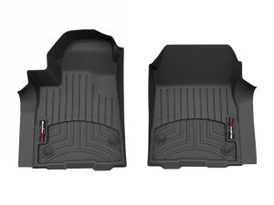 2024 Chevrolet Silverado EV WeatherTech Front Floorliner for Vinyl Floors-Black-4418801V-WT
