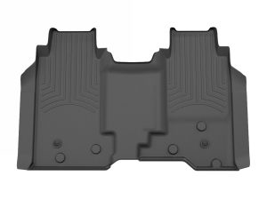 2024 Chevrolet Silverado EV WeatherTech Rear Floorliner for Vinyl Floors-Black-4418802V-WT