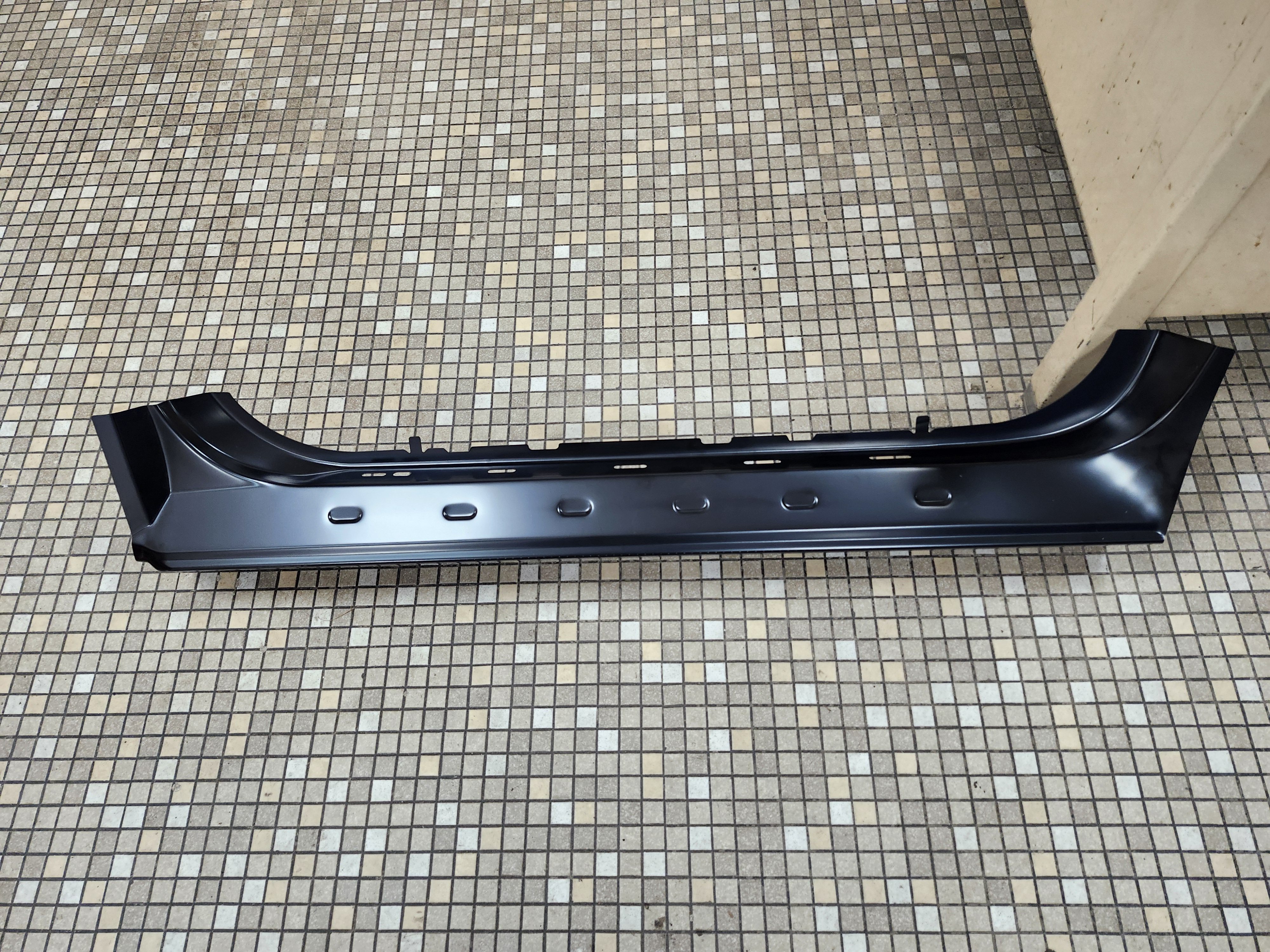 1997-2004 Ford F150 and F250LD Pickup Front Rocker Panel w/o Molding Holes, Driver Side-1984-105