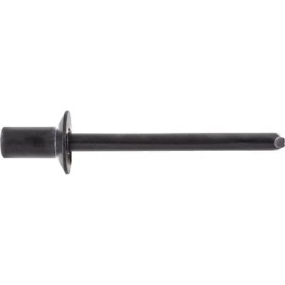 4.8mm (3/16) Aluminum Rivet CE Black 3/8" Flange Grip to 3.2mm - PK 15-WF55943