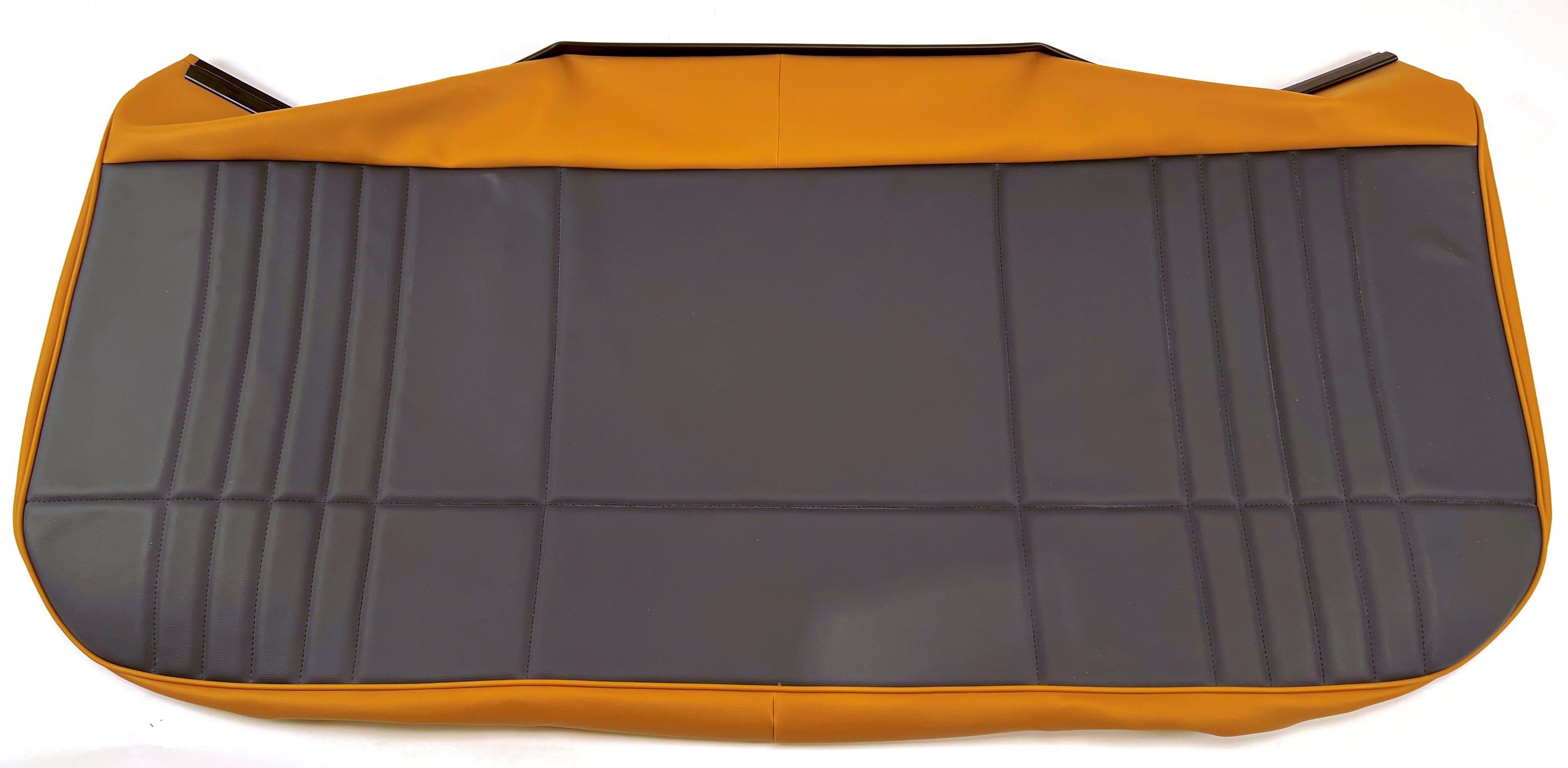 1986-1991 Ford Pickup Seat Cover, Open Back with Center Armrest and Integrated Headrests-58640E