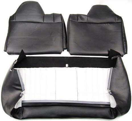 1995-1997 Ford Full Size Pickup Channel 50/50 Split Back Seat Cover with Integrated Head Rests - Image 2