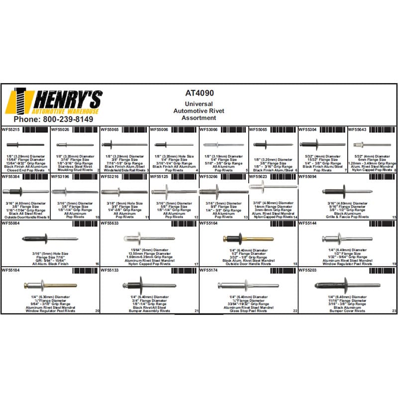 Automotive Rivet Assortment-AT4090