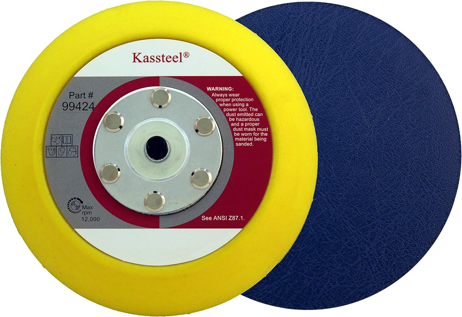 BACK-UP PAD 6" D.A. - P.S.A.-ABS20-70600