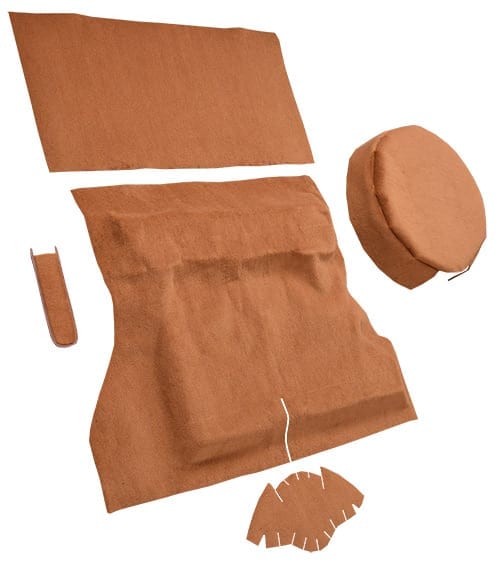 Cargo Area 1981-1983 American Motors Eagle SX4 2DR Lift Back Cargo Area Cutpile-17781 angle