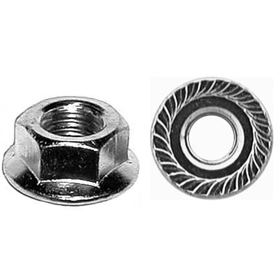 Hex Flange Nut (Grip Lock) #10-24 (Hex 3/8")-WF33010-P