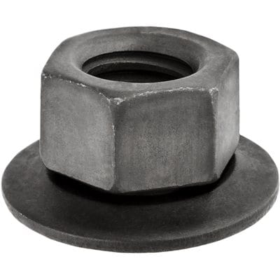 Hex Nut 1/4"-20 with Loose 7/8" Washer and 7/16" Hex Head - PK 50-WF33525