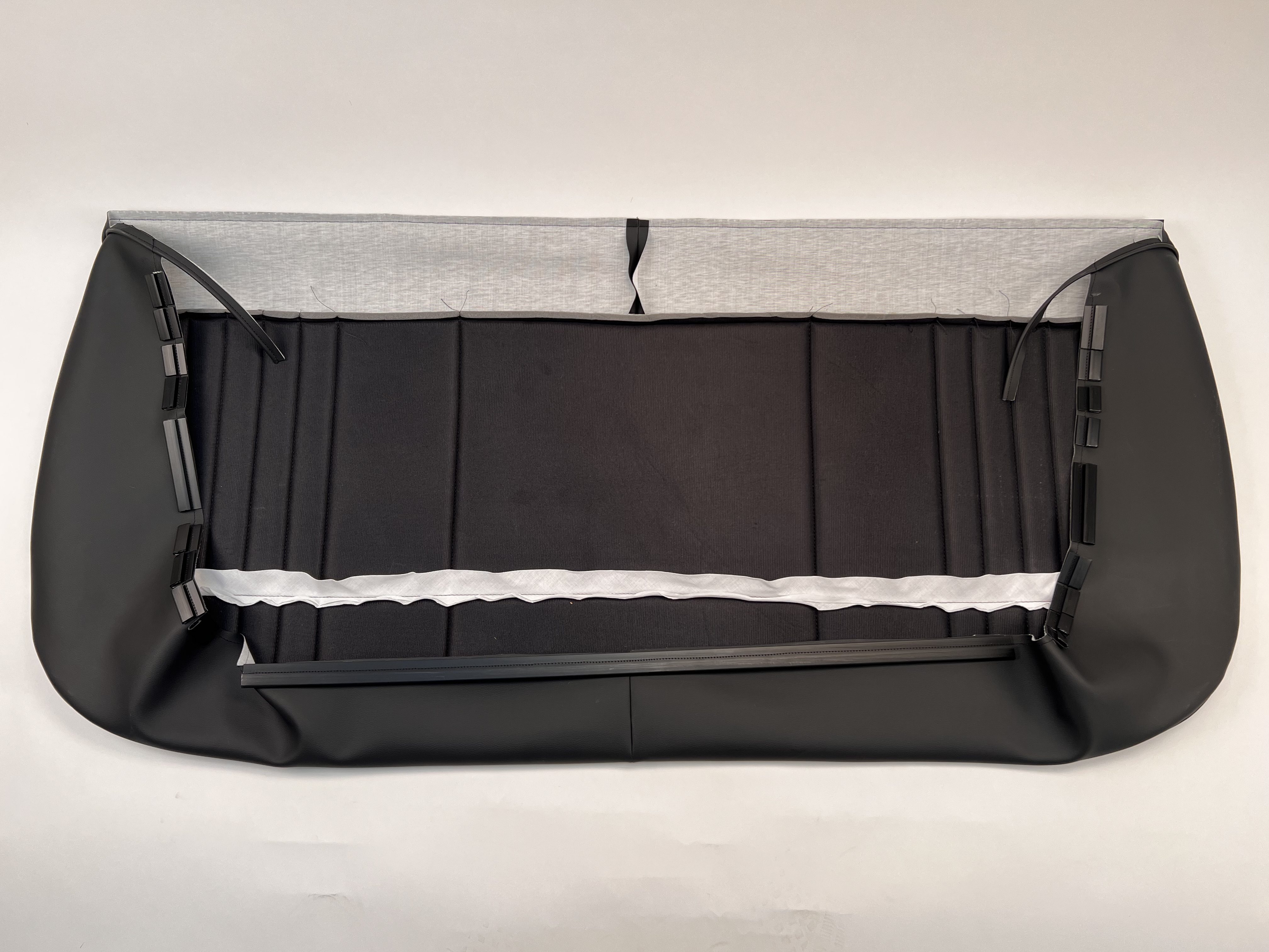 1986-1991 Ford Pickup Seat Cover, Open Back with Center Armrest and Integrated Headrests - Image 4