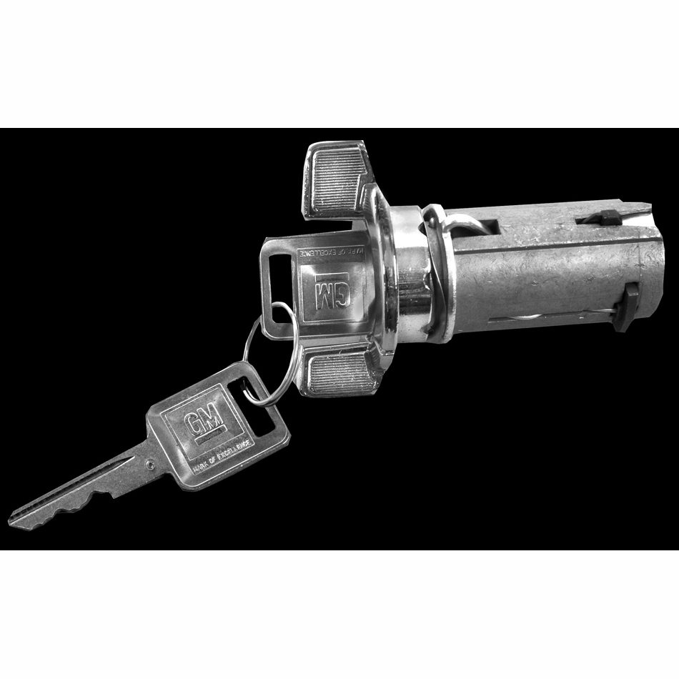 Later 1969-1978 GM Ignition Lock, Square Key Head