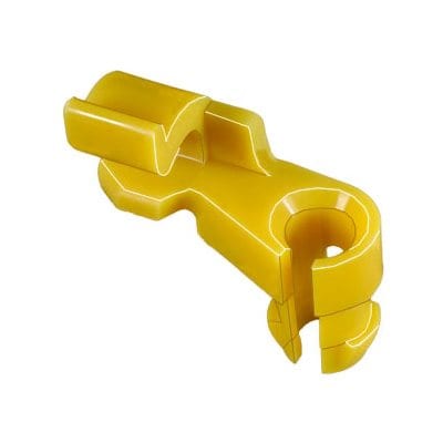 Lock Rod Clip Plastic Left 5mm Rod Yellow - PK 10-WF49363