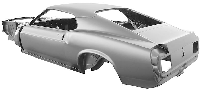1970 Ford Mustang Full Body, Fastback-DYNMS70FBa