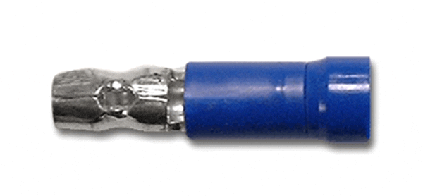 Male Bullet Connector/Snap Plug Blue 14-16Ga - PK 50-ES25615