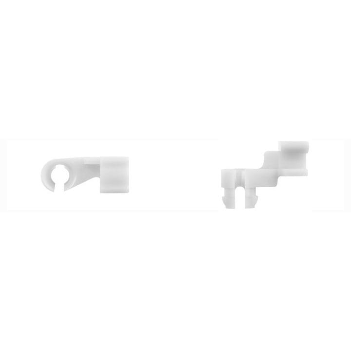 Natural Nylon Door Rod Clips 5.0mm Rod Size