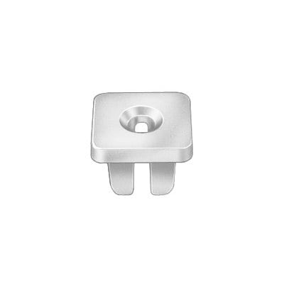 Nylon Nut #10 Screw Hole 8.5mm Square - PK 25-WF34534