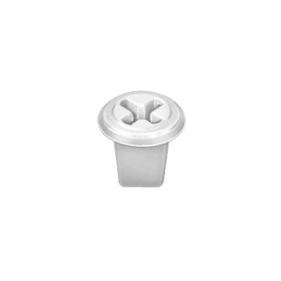 Nylon Nut #6 Screw Hole 6.5mm Square - PK 25-WF34634