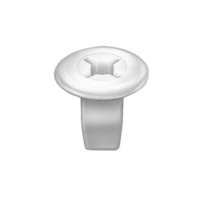 Nylon Nut #8 Screw Hole 8mm Square-WF34674