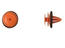 Orange Nylon Door Panel Retainer 8mm Hole 14mm Stem-WF40964