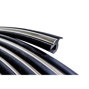 Custom PVC compound Universal Reveal Molding with crome cap| 16mm x 75 feet roll-PRP1675CHR-3