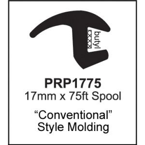 Custom PVC Compound Universal Reveal Molding| 17mm x 75 Feet Roll-PRP1775-4
