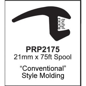 Custom PVC Compound Universal Reveal Molding| 21mm x 75 Feet Roll-PRP2175-4