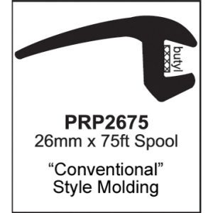 Custom PVC Compound Universal Reveal Molding| 26mm x 75 Feet Roll-PRP2675-4