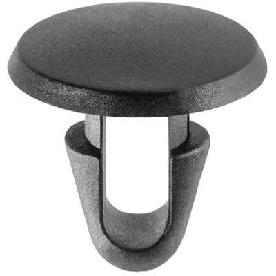 Panel Fastener 4mm Hole x 12mm Long-12mm Flat Head Black-WF43260-P